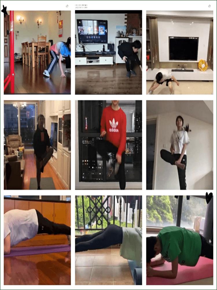 体育网课中的拉伸图，探索身体柔韧性与健康的桥梁