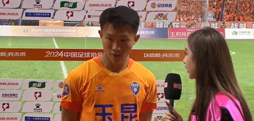 徐宏杰，用进球帮助玉昆取得中超首胜，我深感开心——奥斯卡的角色对我们至关重要