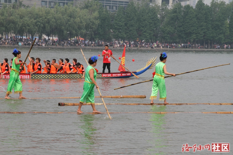 洛阳体育场赛龙舟的盛况与传承