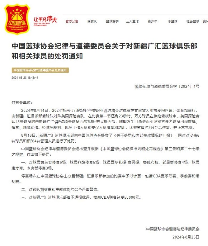 改变的力量，处罚公布机制的革新——从足协到中足联联合会纪律与道德委员会的转型