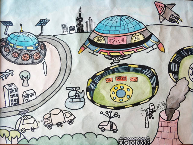 未来体育世界绘画，超越时空的竞技畅想图