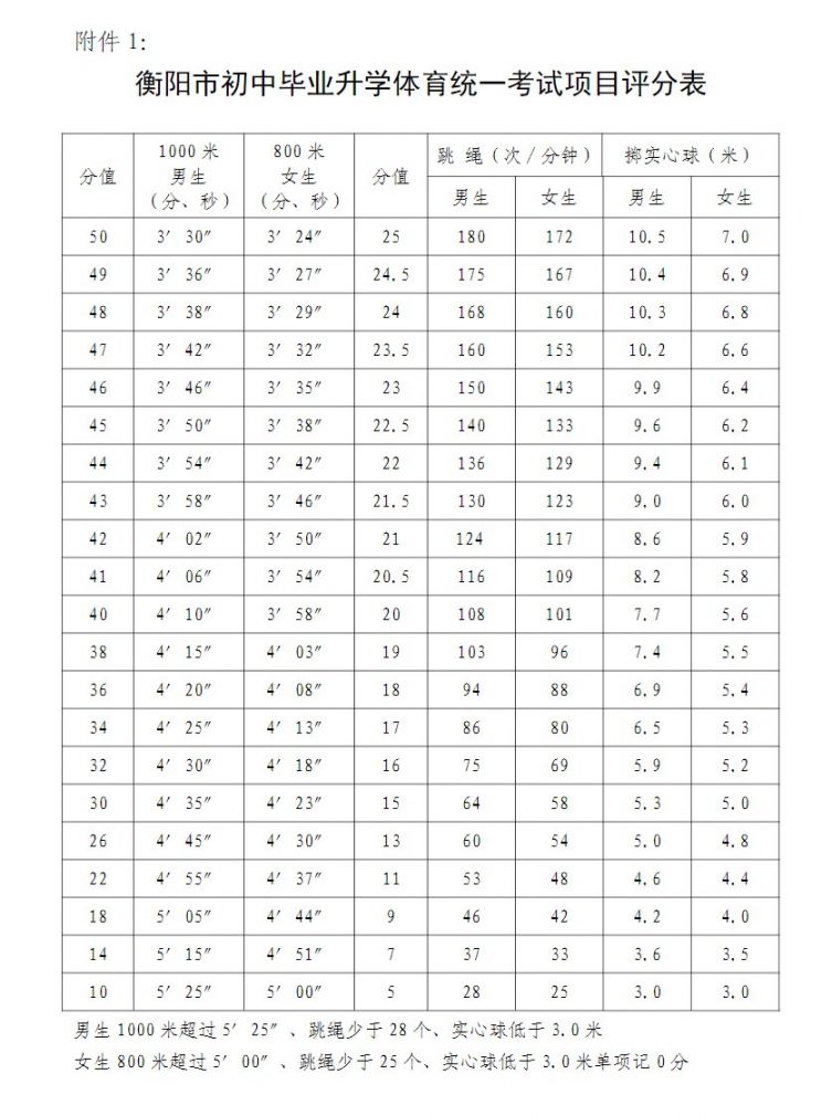 河南衡阳中考体育分数表全面解读与深度分析