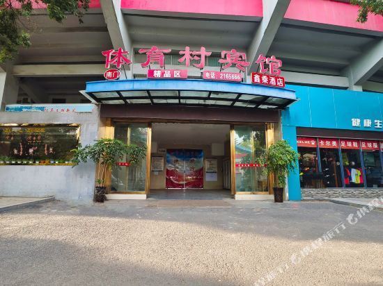 平顶山体育村南门，活力四溢的体育胜地与社区门户