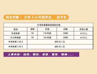 体育中考训练价格是多少，全面解读与深度探讨