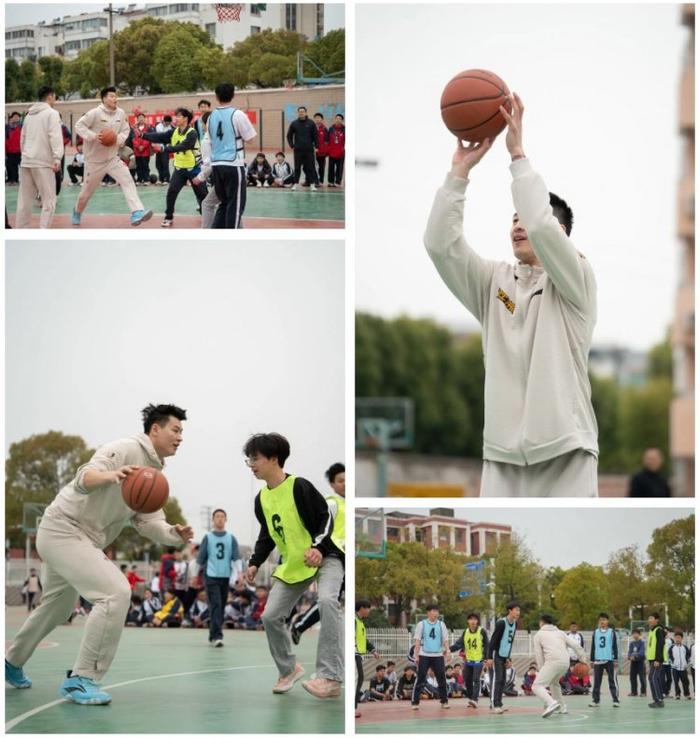 公益行，青春跃动，篮下同行——肯帝亚走进丹阳市第八中学