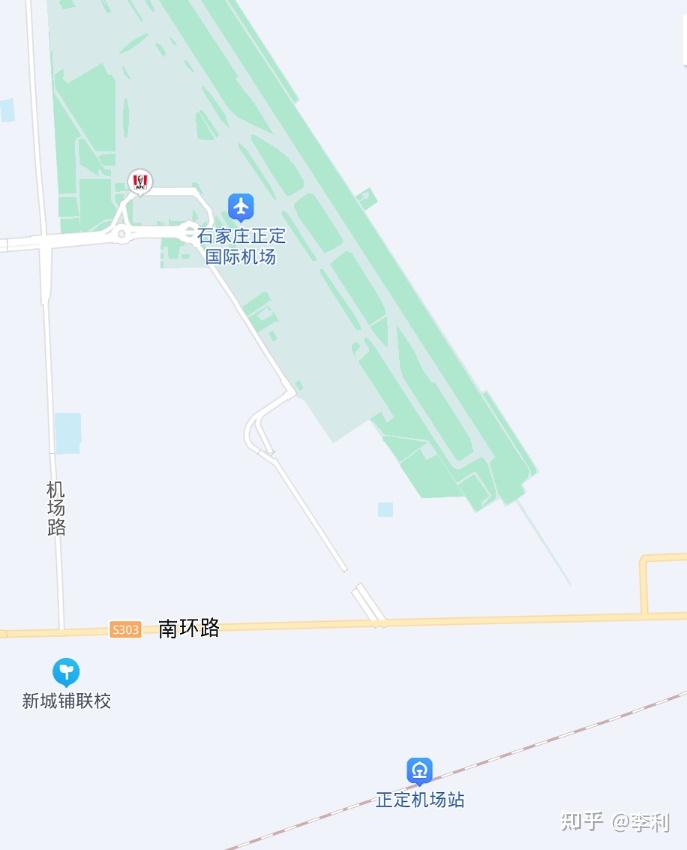 体育大街到正定机场距离详解