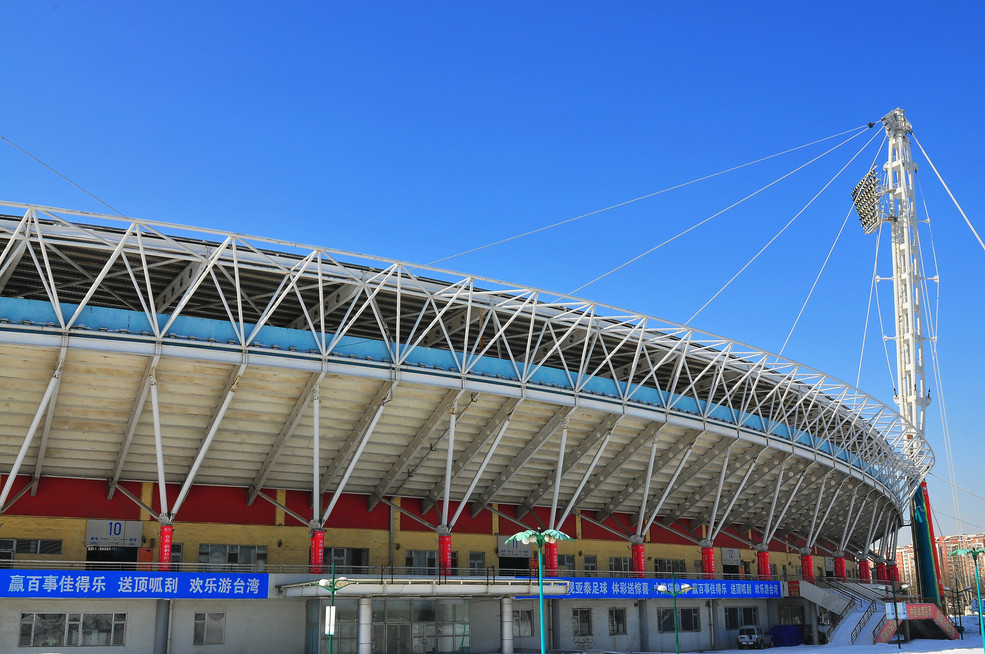长春体育场水立方，城市新地标与体育精神的融合
