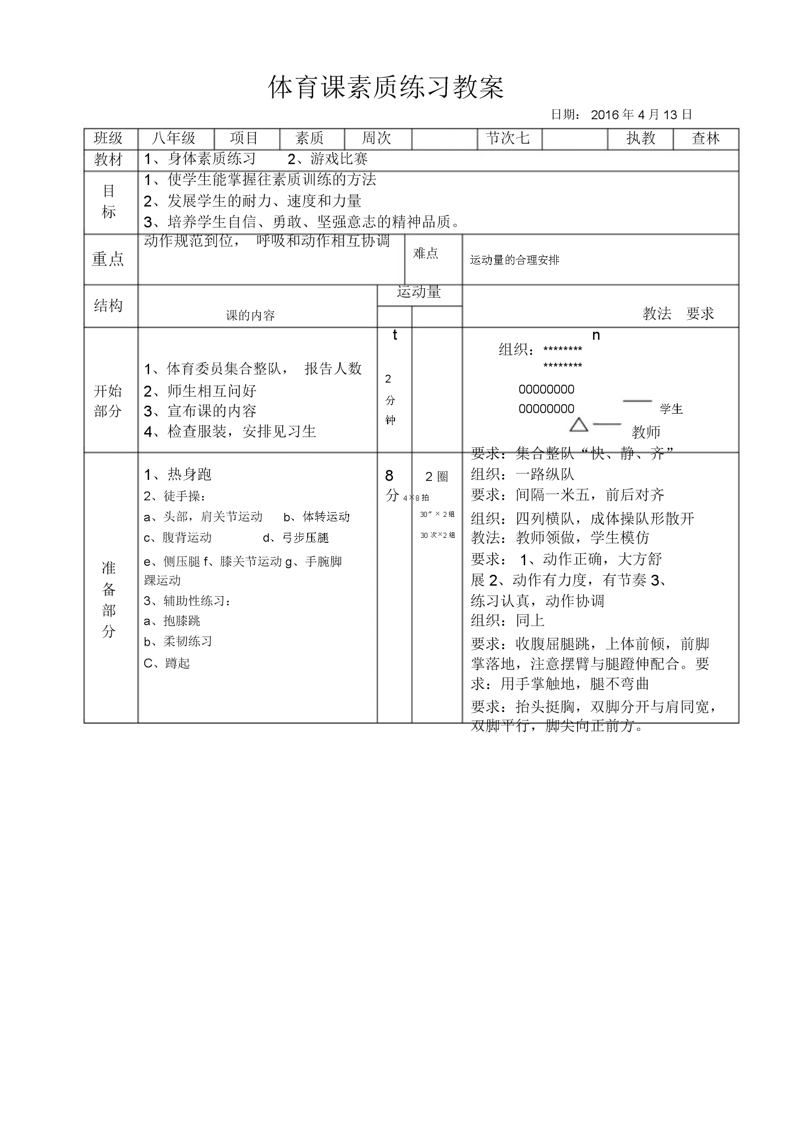 体育教学经验与心得分享