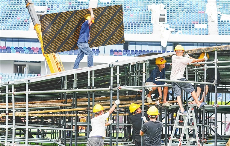 金口河体育馆维修，重塑城市活力的关键一环