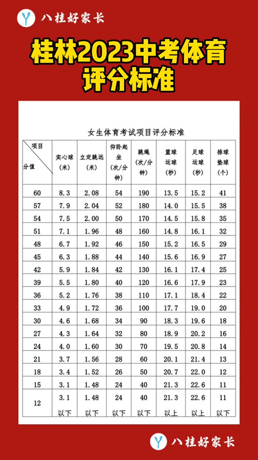 中考体育篮球评分标准详解