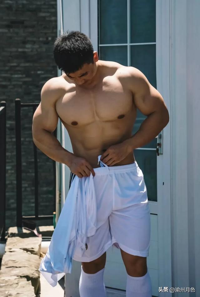 肌肉体育生的力量与魅力，猛男之韵展现风采